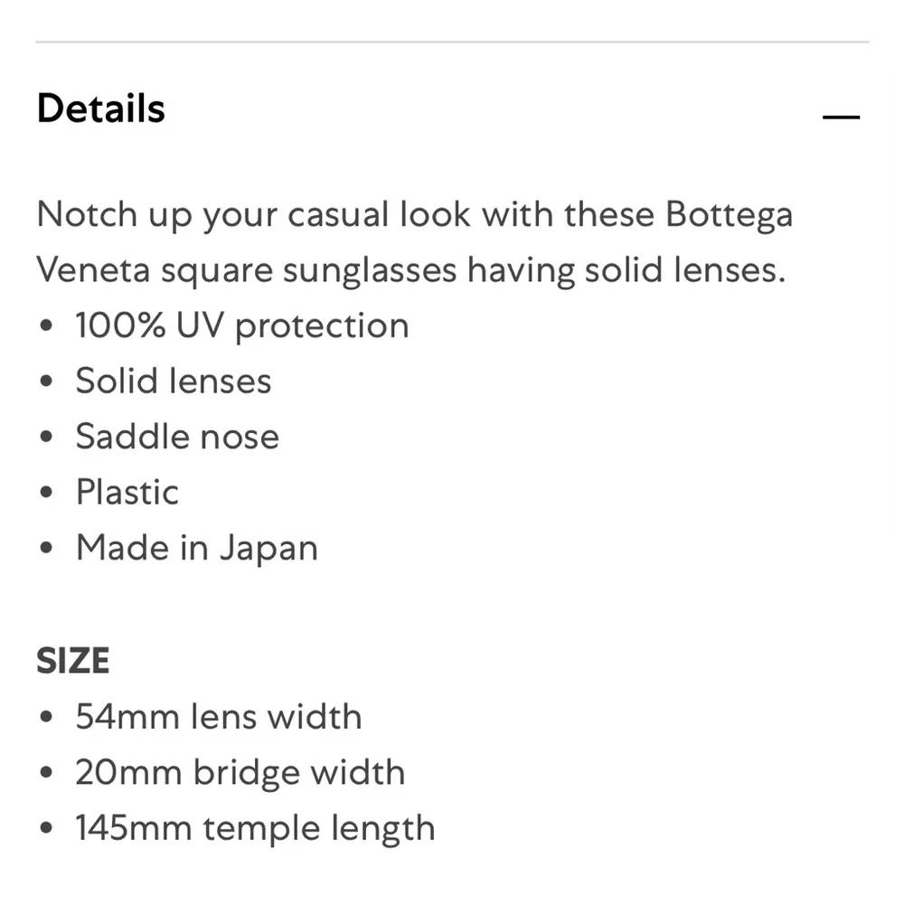 Bottega Veneta sunglasses